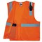 Ergodyne Hi-Vis Safety Vest 3XL Class 2 , Hook & Loop 1 Mic Tab 8210HL-S - alternate 3